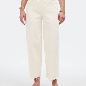 Madewell perfect vintage wide leg crop Jean  l